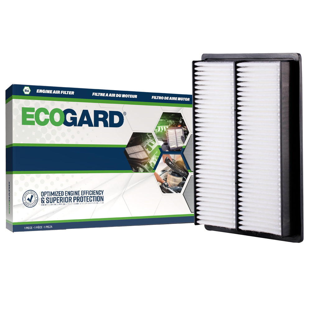 ECOGARD XA4675 front view air filter for Infiniti Q50, precise OE fit.