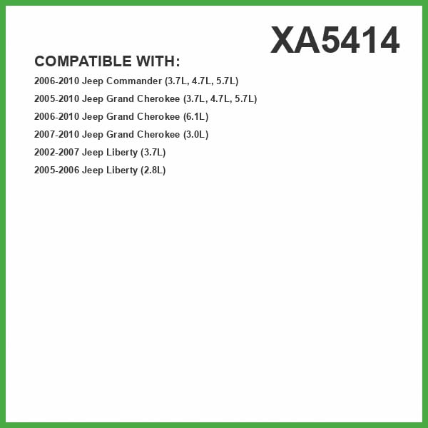 ECOGARD XA5414 side profile highlights compact fit for Jeep engines