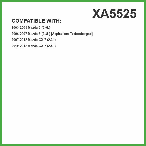 ECOGARD XA5525 packaging and logo for quick, authentic replacement