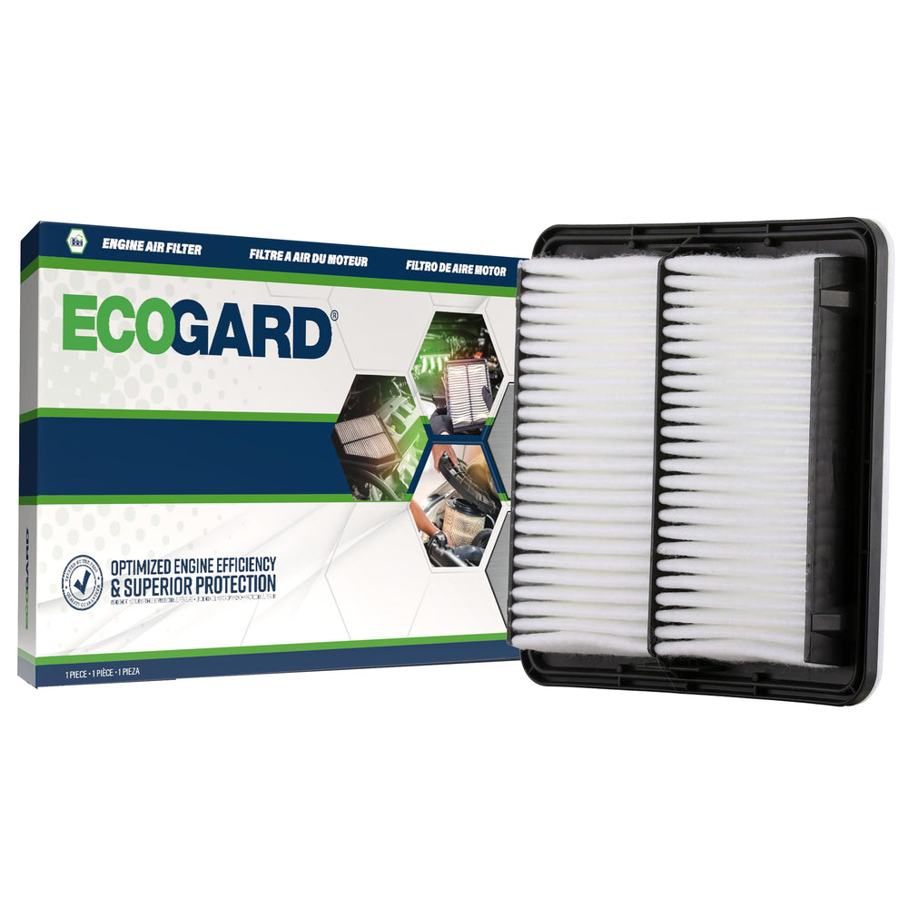 ECOGARD XA5592 engine air filter for Subaru Outback – front view highlights clean media for airflow