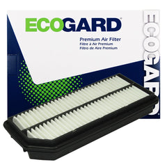 EcoGard XA5787 air filter front view for Acura TL showing clean filtration surface