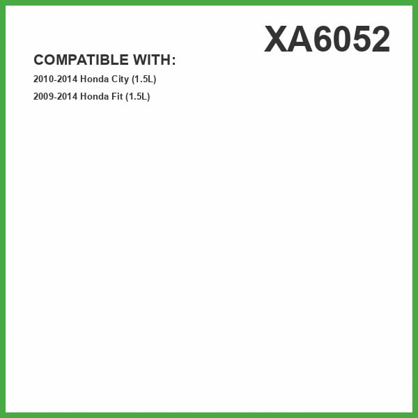 ECOGARD XA6052 packaging and brand label highlights compatibility with Honda Fit