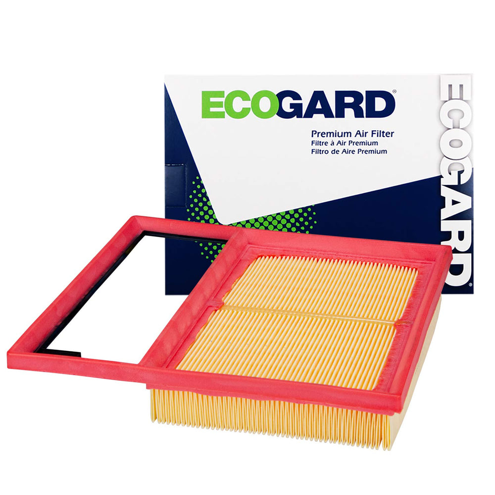 ECOGARD XA6271 Ford hybrid air filter ready for quick installation.