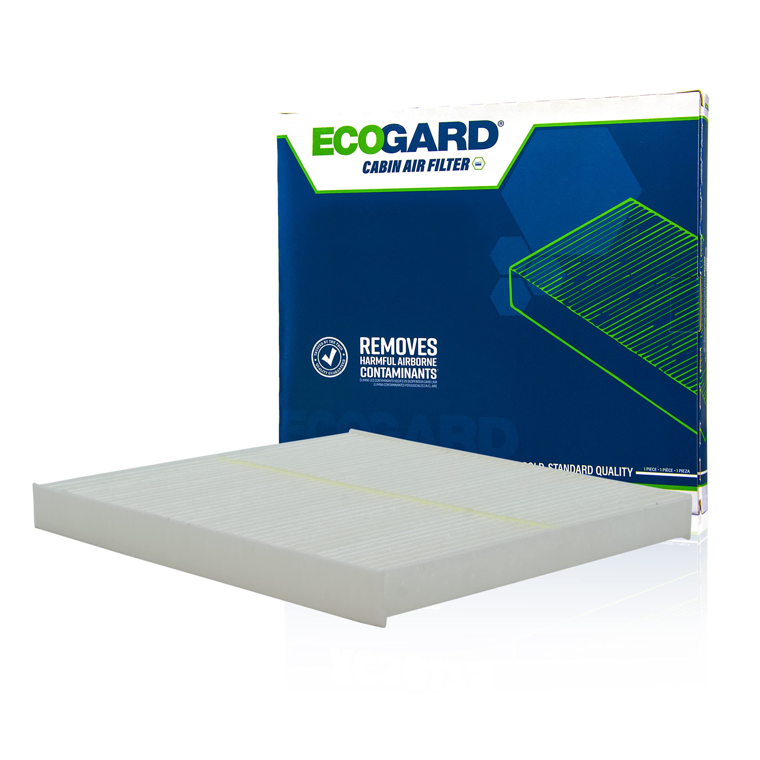 ECOGARD XC10177 cabin air filter installed in Nissan Z for cleaner air