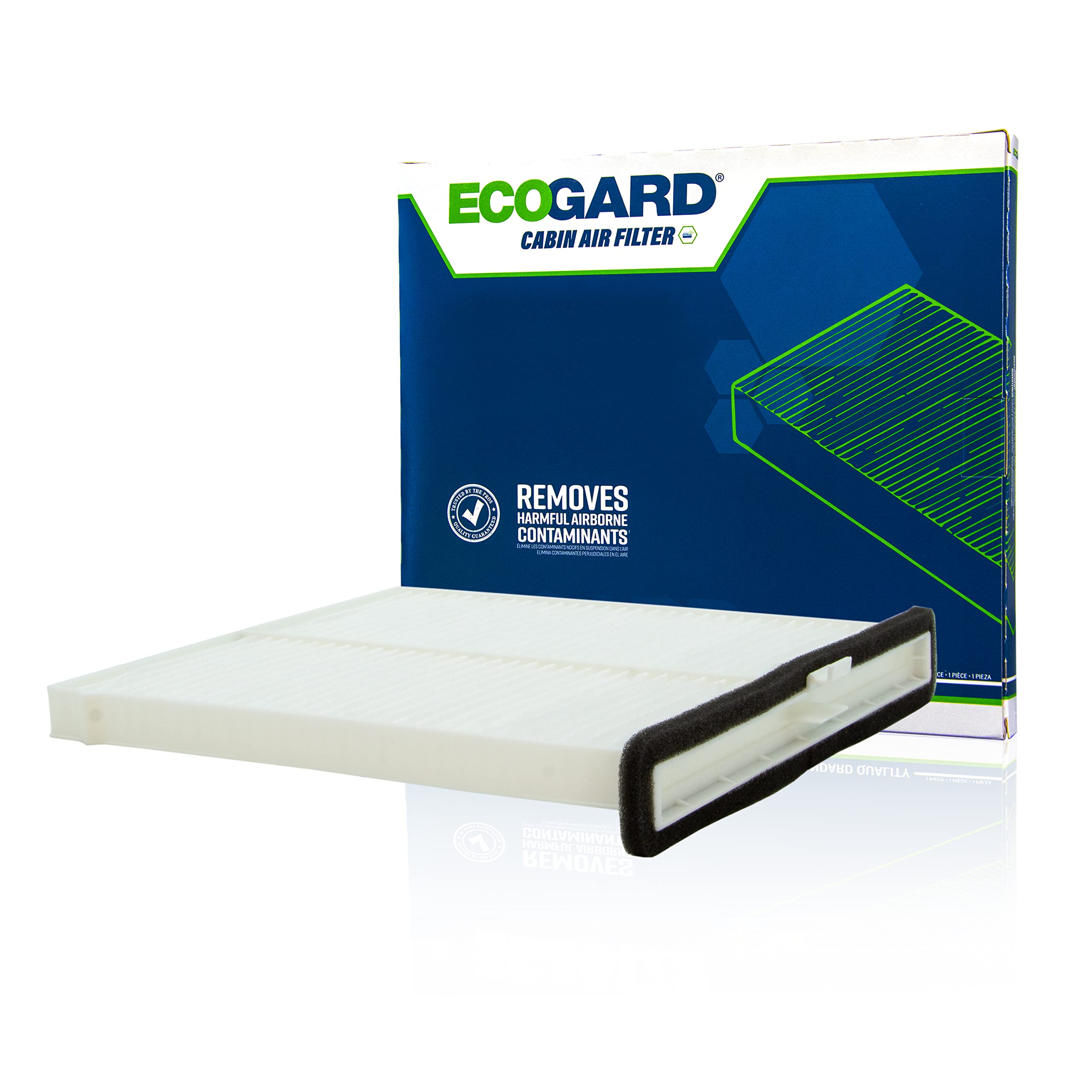 ECOGARD XC10189 cabin air filter packaging ready for quick replacement