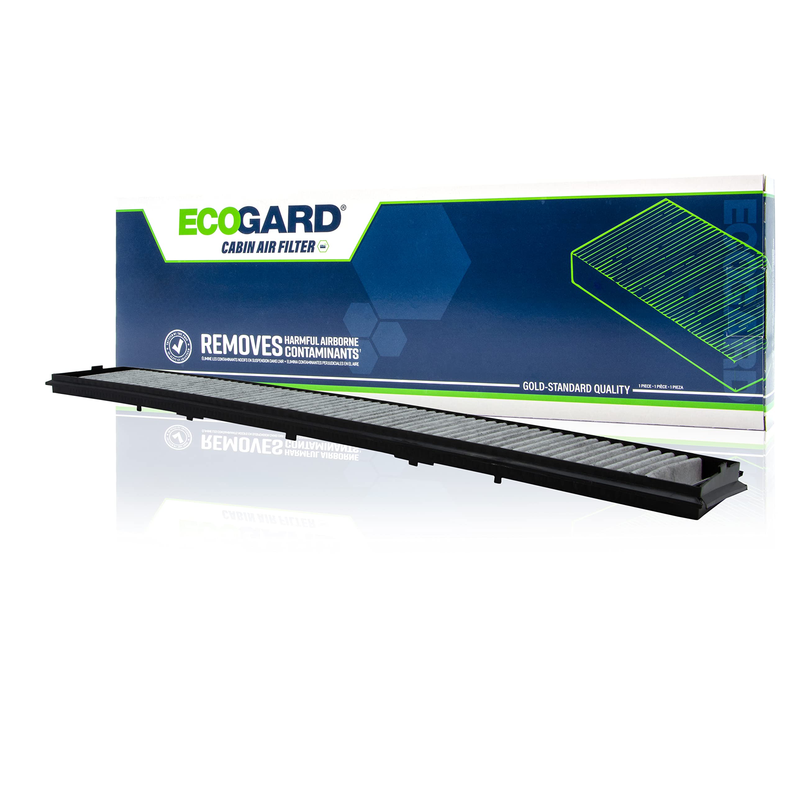 EcoGard XC15510C BMW X3 packaging shows premium filter for cleaner cabin air.