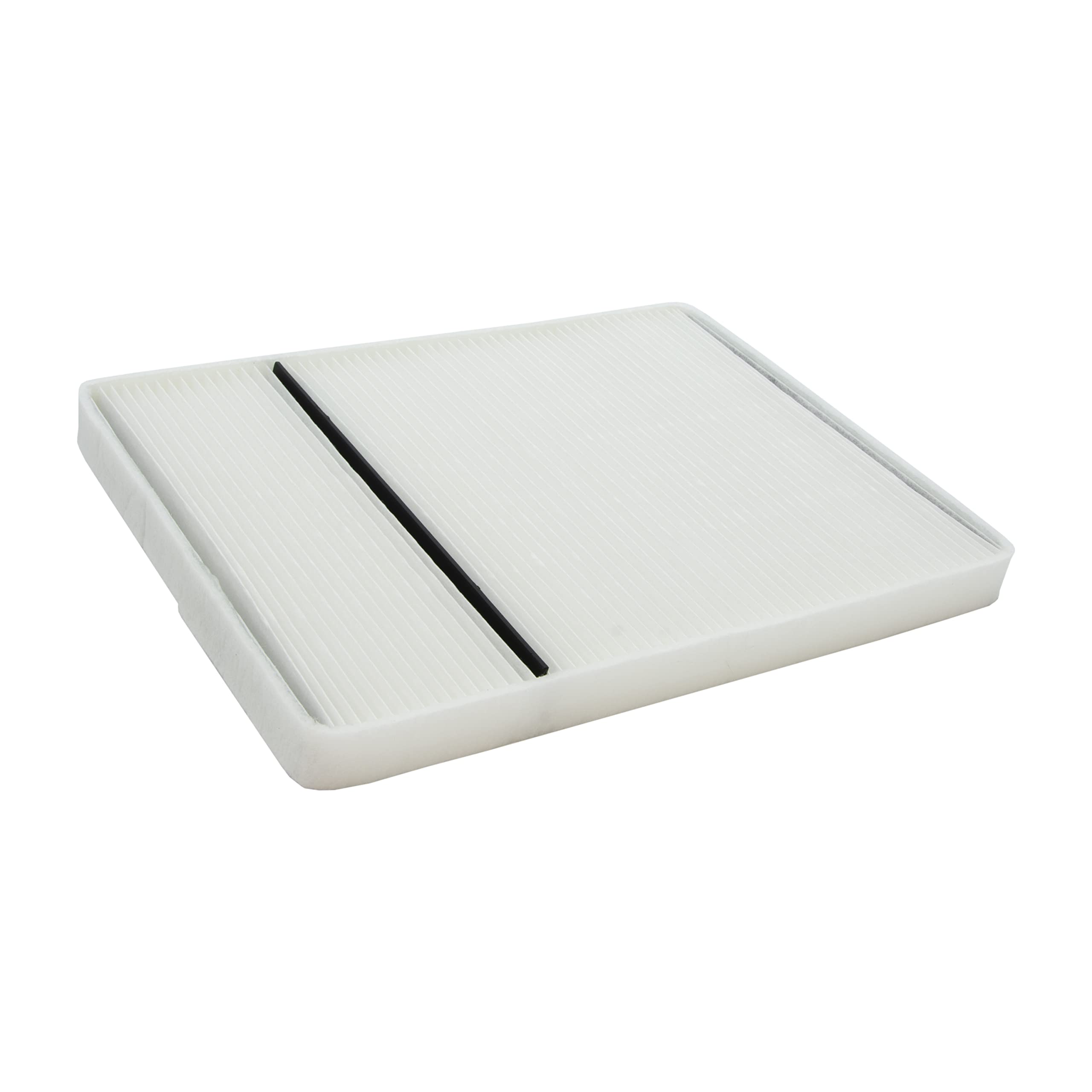 ECOGARD XC35448 cabin air filter close-up shows dense filtration for dust and pollen.