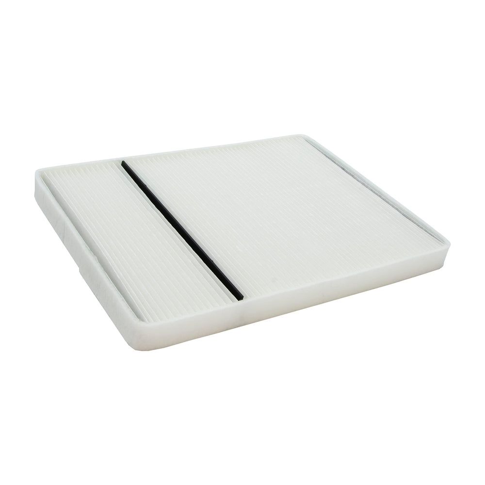ECOGARD XC35448 cabin air filter close-up shows dense filtration for dust and pollen.