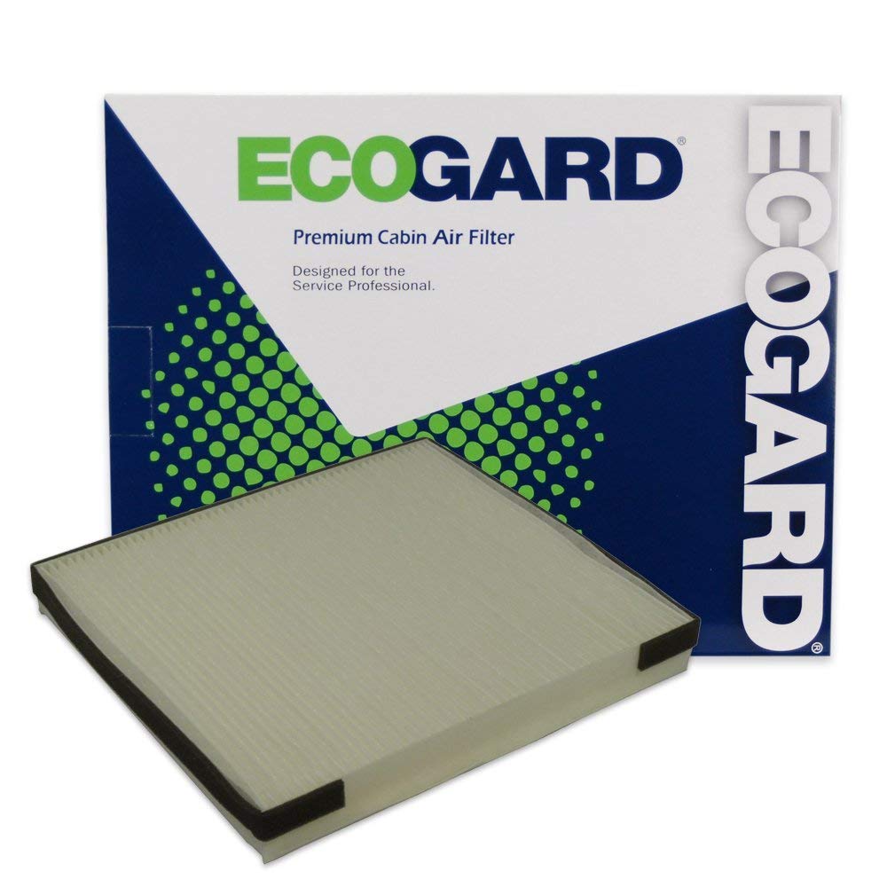 EcoGard XC36067 cabin air filter improves interior air quality by filtering dust and pollen.