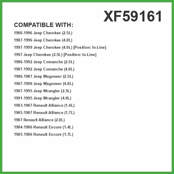 ECOGARD XF59161 packaging shows a ready-to-install fuel filter for Jeep models.
