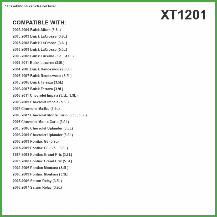 ECOGARD XT1201 transmission filter with gasket visible for trouble-free installation.