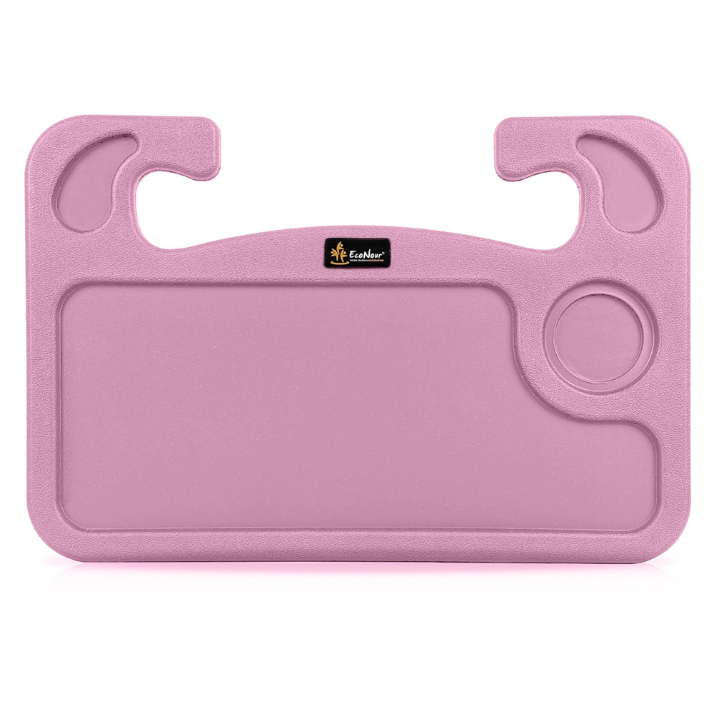 EcoNour steering wheel desk pink ready for on-the-go meals or light work