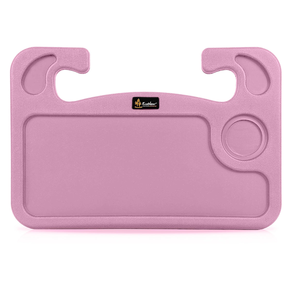 EcoNour steering wheel desk pink ready for on-the-go meals or light work