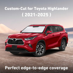 EcoNour sunshade demonstrates full windshield coverage to reduce glare.