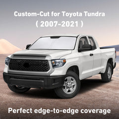 EcoNour Tundra sunshade blocks UV and heat for a cooler dashboard.