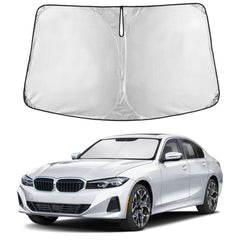 EcoNour windshield sunshade for BMW 3 Series fit reduces glare and interior heat.