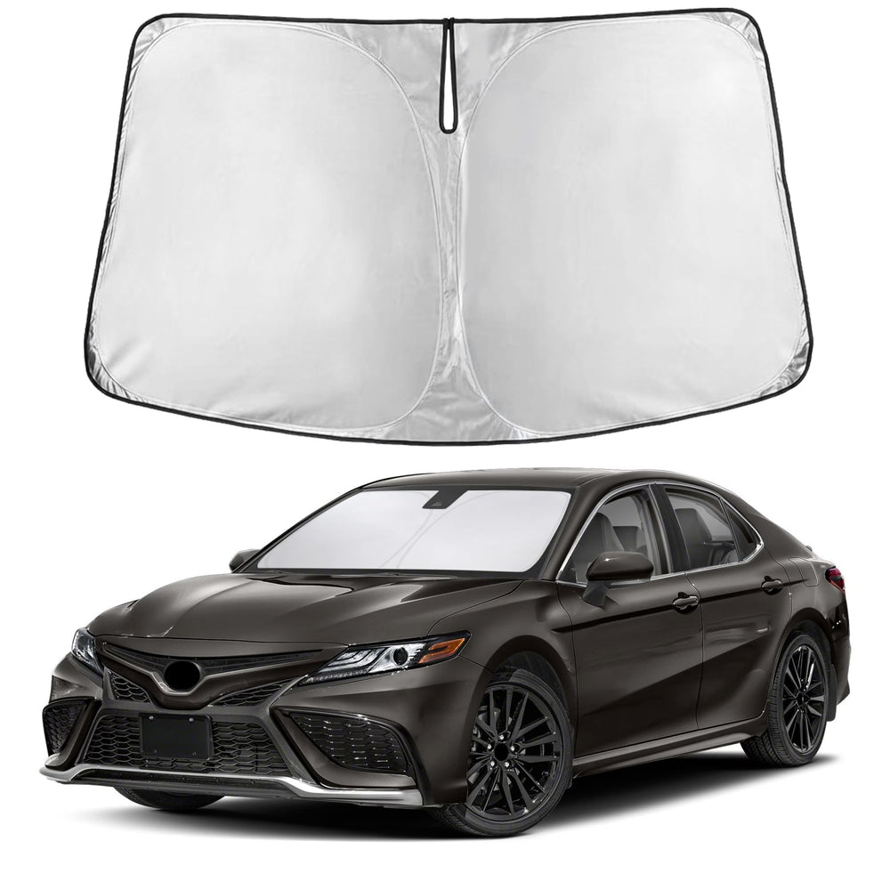 EcoNour windshield sunshade fits Camry 2018-2024 for full windscreen coverage