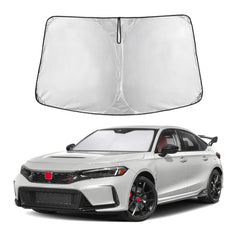 EcoNour windshield sunshade for Civic 11th Gen with full coverage to block glare