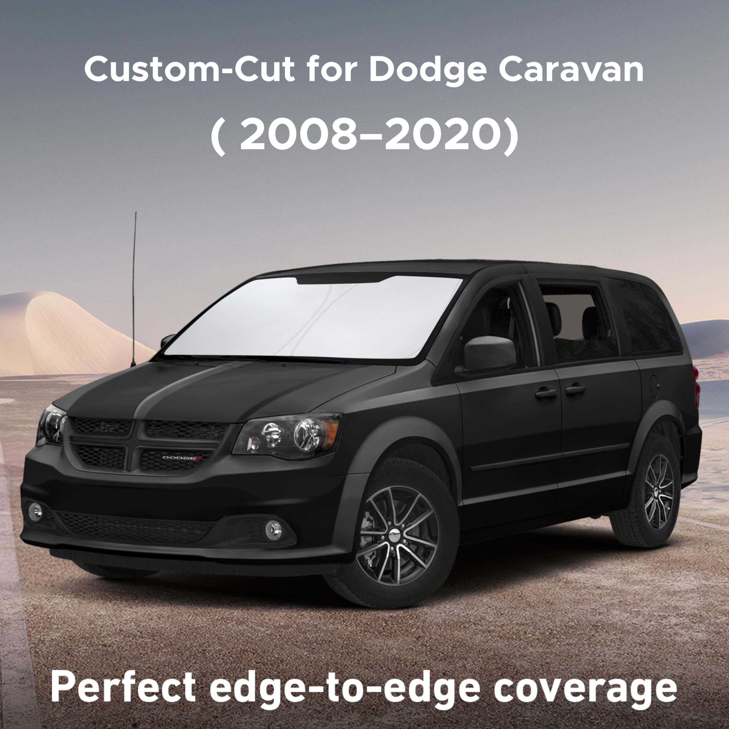 EcoNour sunshade blocks UV rays for Caravan interior protection.