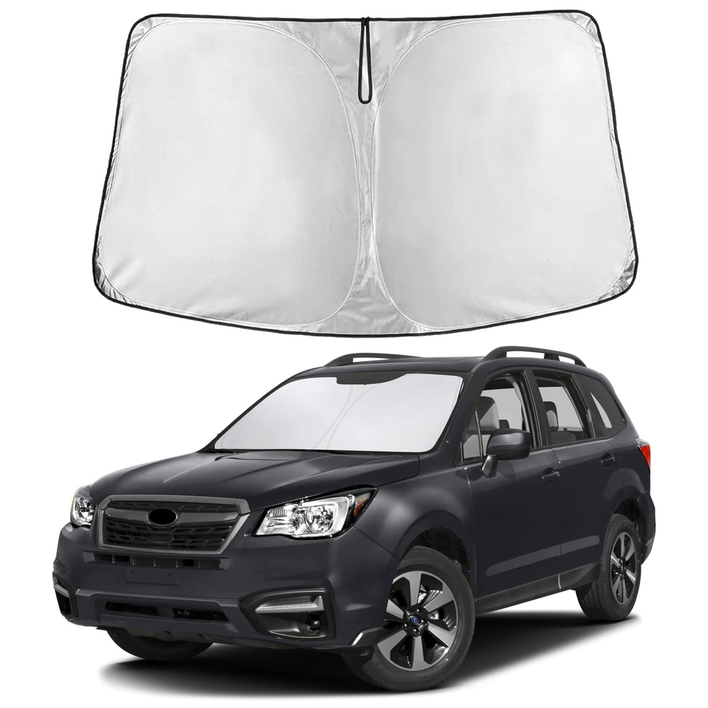 EcoNour windshield sunshade for Forester front-fit blocks glare and heat