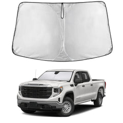 EcoNour windshield sunshade front-coverage blocks sun glare and heat