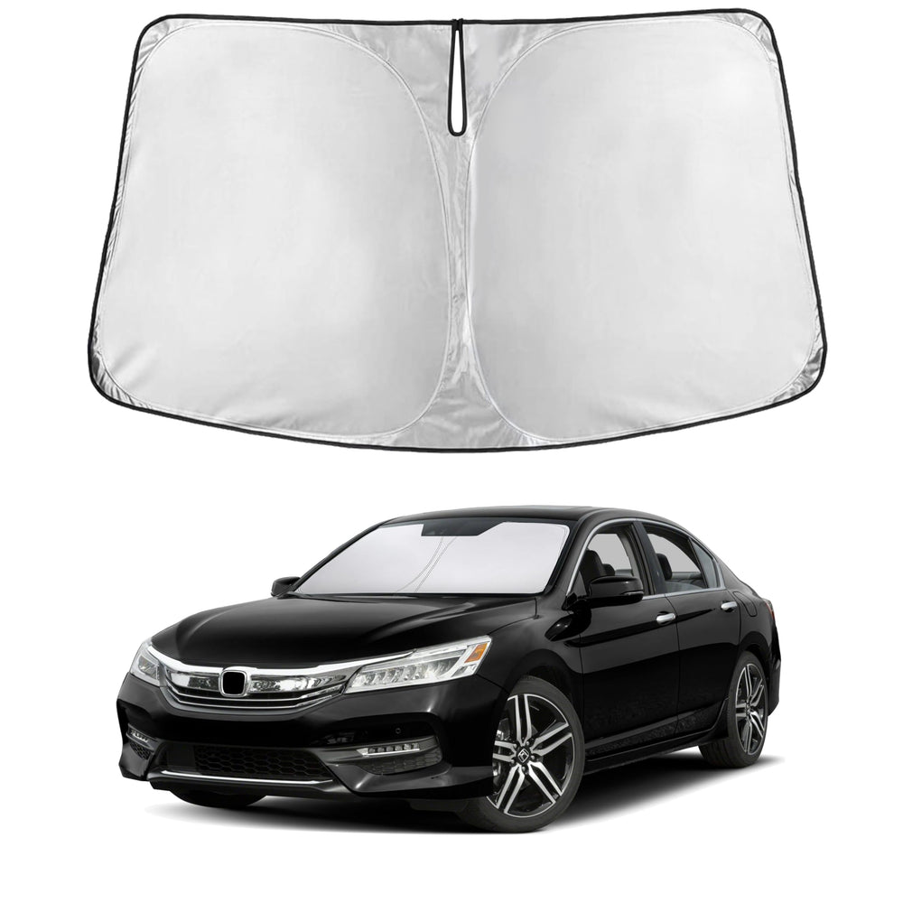 EcoNour windshield sunshade for Honda Accord blocks glare with full coverage.