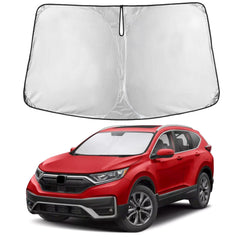 EcoNour windshield sunshade for Honda CRV 2017-2022 offers full coverage and light blocking.