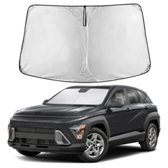 EcoNour windshield sunshade for Kona front windshield shade blocks light for a cooler cabin.