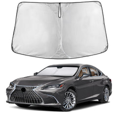 EcoNour windshield sunshade for Lexus ES offers full-coverage protection against glare and heat.