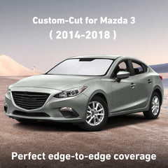 EcoNour sunshade for Mazda3 folded storage keeps car organized when not in use