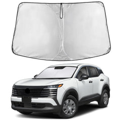 EcoNour windshield sunshade for Nissan Kicks delivers full coverage and light blocking.