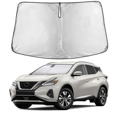 EcoNour Windshield Sunshade for Nissan Murano provides full coverage and light blocking.