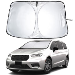 EcoNour Pacifica front windshield sunshade blocks sun for 2017-2026