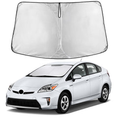EcoNour windshield sunshade for Prius 2010-2015 front coverage reduces glare and heat