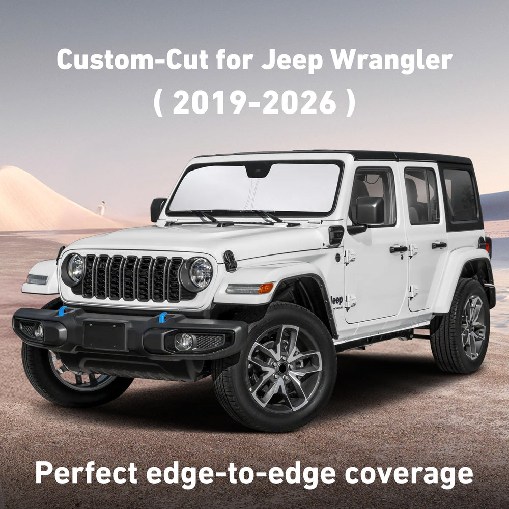 EcoNour quick-install sunshade for Wrangler; fast setup on busy mornings.