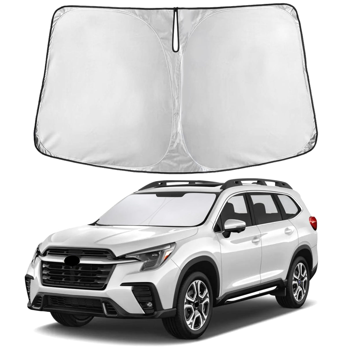 EcoNour windshield sunshade for Subaru Ascent reduces glare with precise fit.