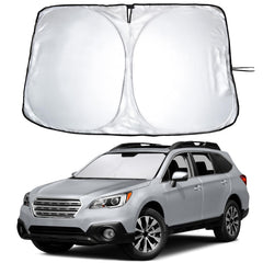EcoNour windshield sunshade for Subaru Outback blocks light during sunny drives