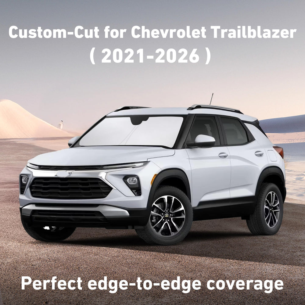 EcoNour Trailblazer UV-blocking layer sunshade protects dashboard from sun damage