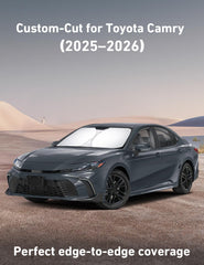 EcoNour 4-layer uv-blocking sun shade design for Camry interior protection
