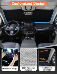 EcoNour UV-blocking insulation reduces interior heat and protects dashboard