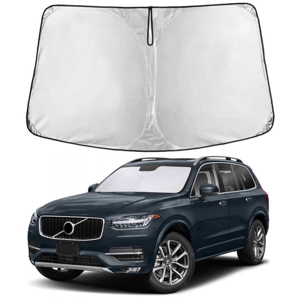 EcoNour Windshield Sunshade for Volvo XC90 with full-coverage design reducing glare.