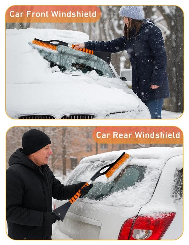EcoNour 9.5-inch brush head clears broad surfaces efficiently