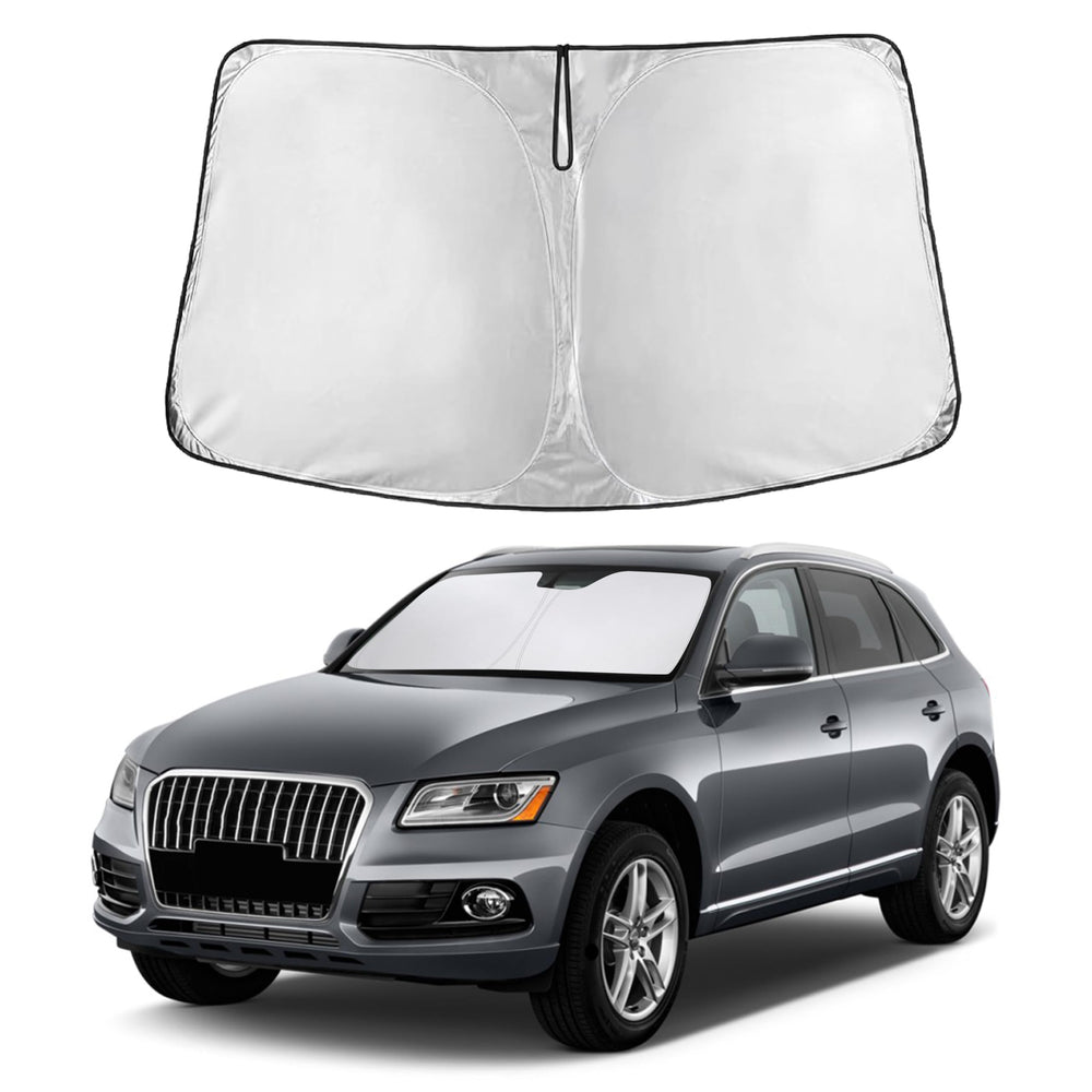 EcoNour windshield sunshade for Audi Q5 with full front windshield coverage