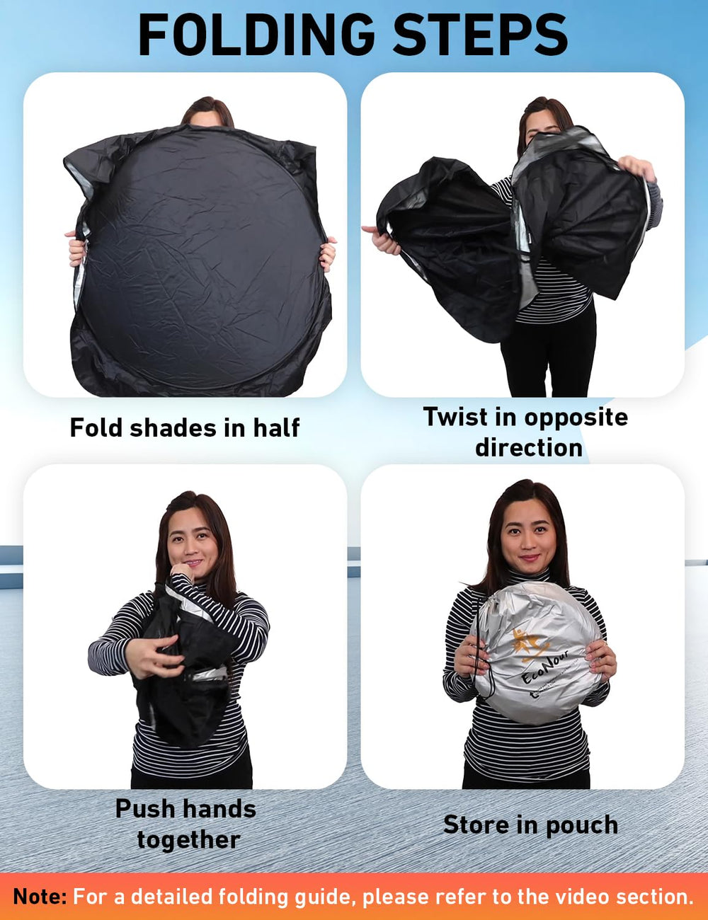 EcoNour sunshade fits Mercedes C-Class windows securely for travel.