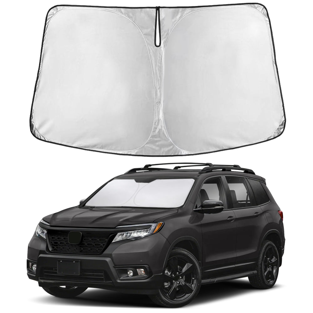 EcoNour windshield sunshade for Honda Passport fits 2019-2026 with full coverage.