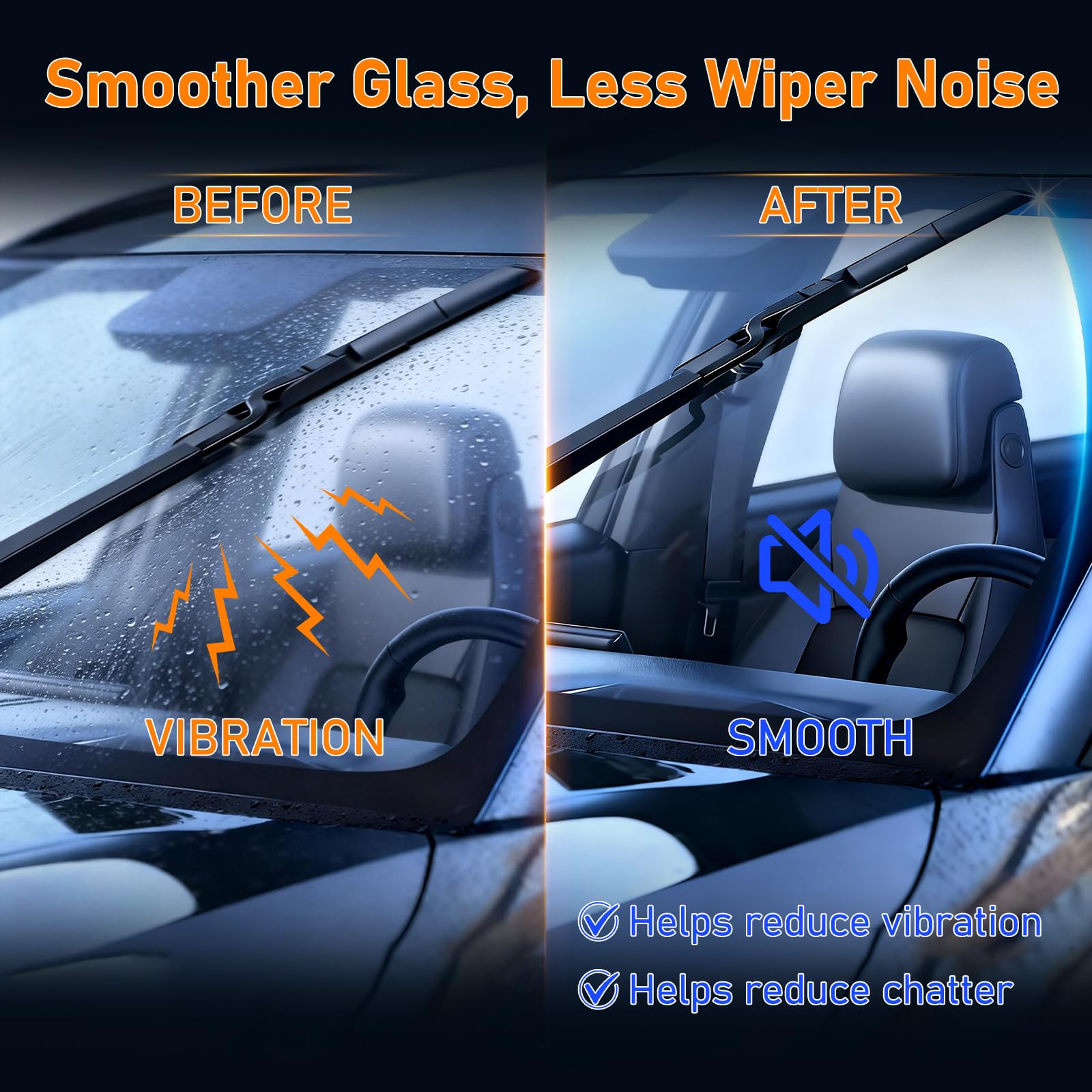 EcoPure Lab Rain-ready cleaner improves water sheeting for clearer wet-weather visibility.