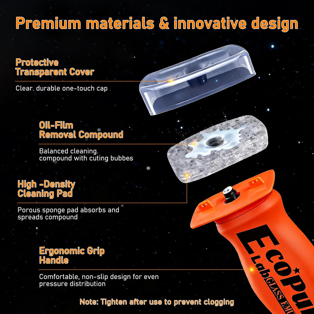 EcoPure Lab Two-pack glass cleaner set provides convenient cleaning for daily driving.