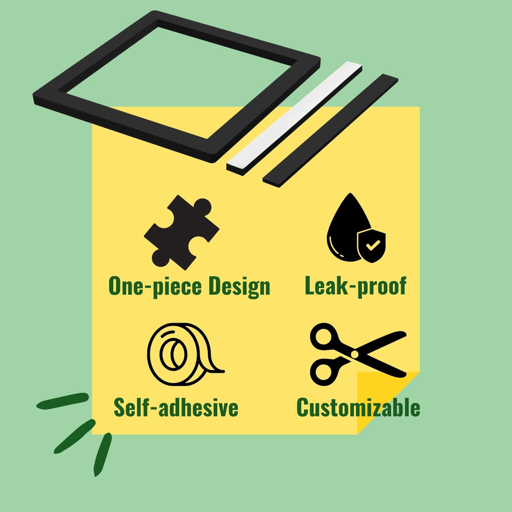 EcoSynic foam block kit supports secure mounting on smooth roofs.