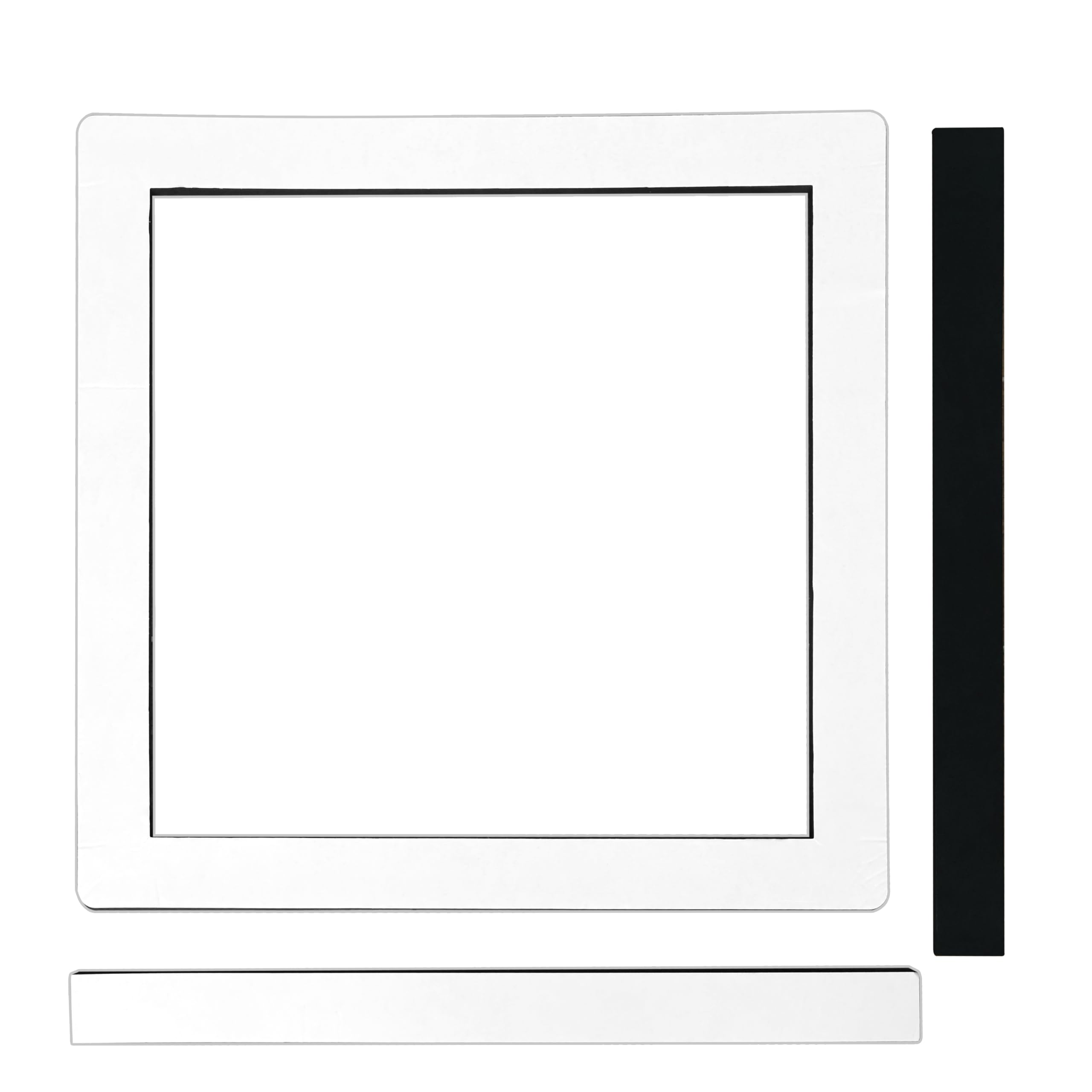 EcoSynic gasket frame shows universal fit for most RV rooftop A/C units.