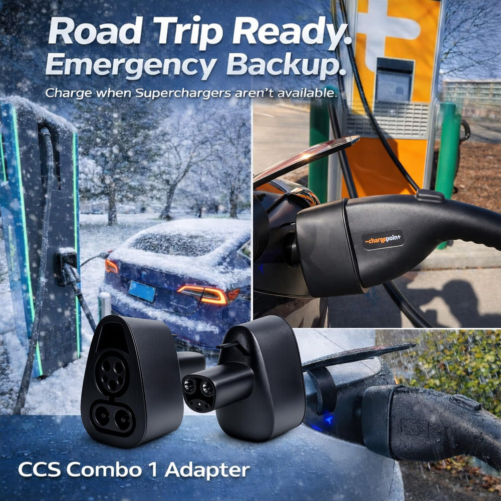 Ecotome vehicle connection shows the plug interface before charging